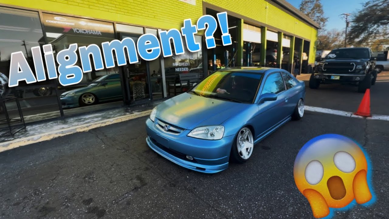 Dialing In My -20 Cambered  7th Gen Civic!! 