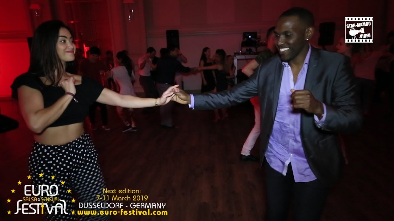 Brian Libier & Shelina Donkers - Bachata social dancing @ Euro Salsa & Sensual Festival 2017