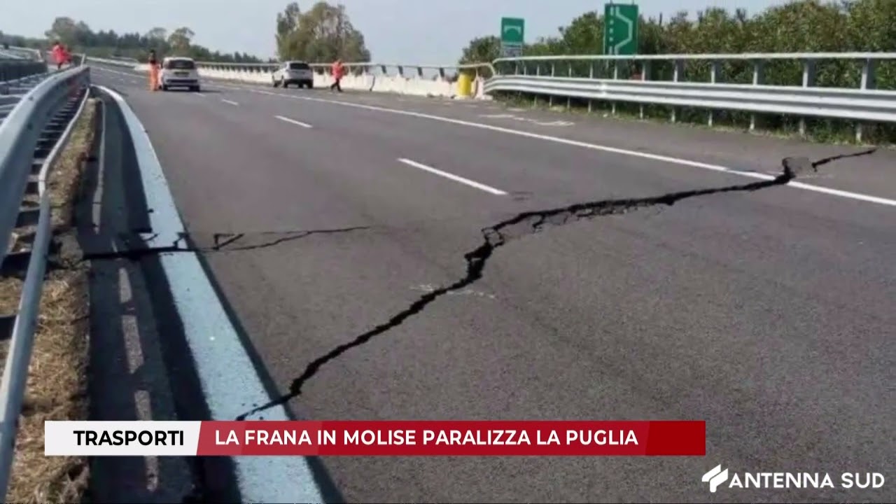 8 APRILE 2026 - TRASPORTI: LA FRANA IN MOLISE PARALIZZA LA PUGLIA