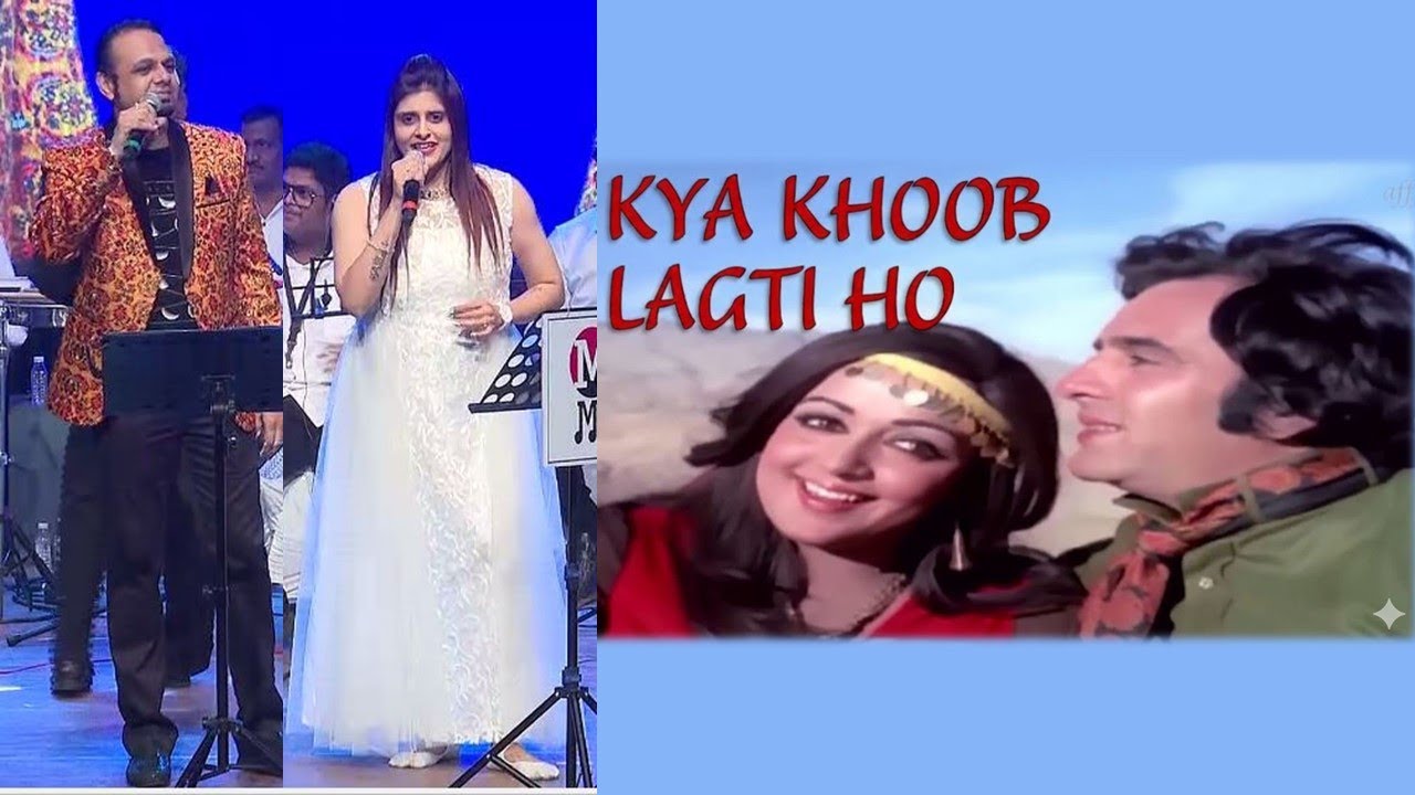 Kya Khoob Lagati Ho | Dharmatma | Sandeep Bhosale & Gauri Patil | MM Music show @ Gadakari