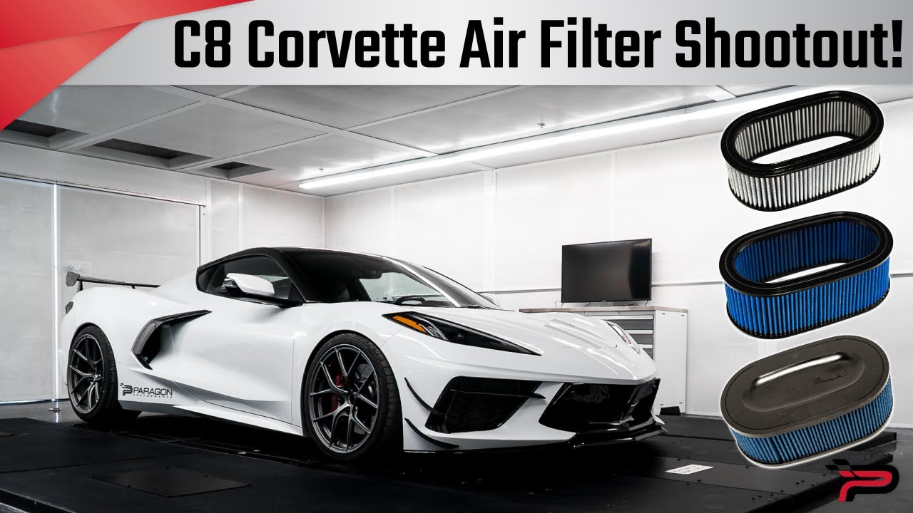 C8 Corvette Air Filter Shootout! aFe Dry vs aFe 5R vs Attack Blue Dry Nano! | Paragon Performance