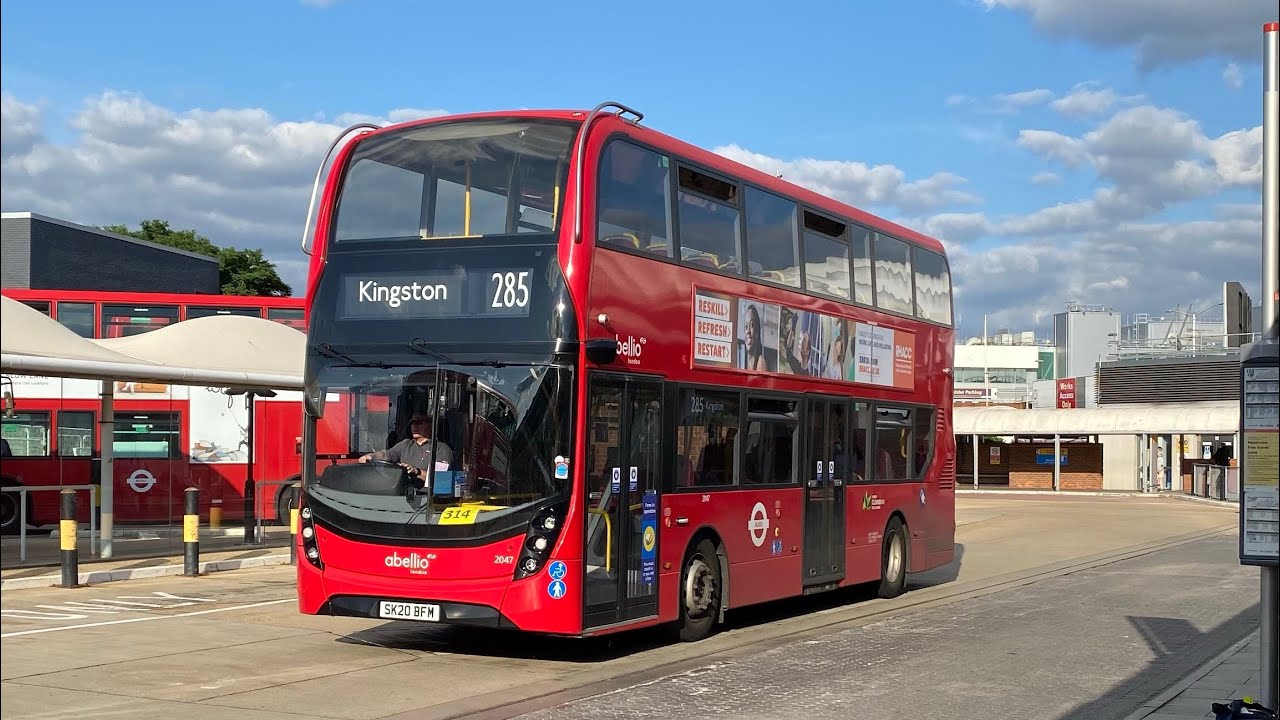 Full Route Visual | Abellio London Route 285 | Kingston Cromwell Road - Heathrow Central