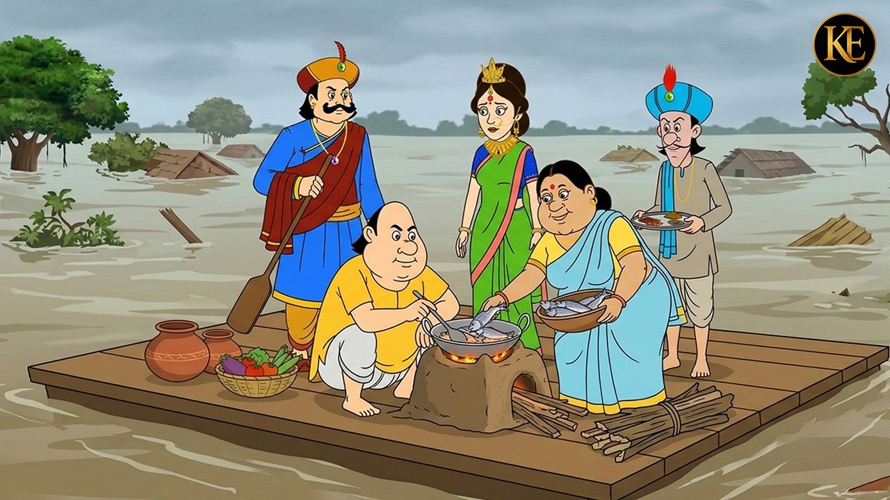 বন্যায় ফেঁসে যাওয়া রাজা এবং রানীর জন্য গোপাল দাদা এবং গিনি খাবার তৈরি করলেন | Gopal Bhar | New Ep