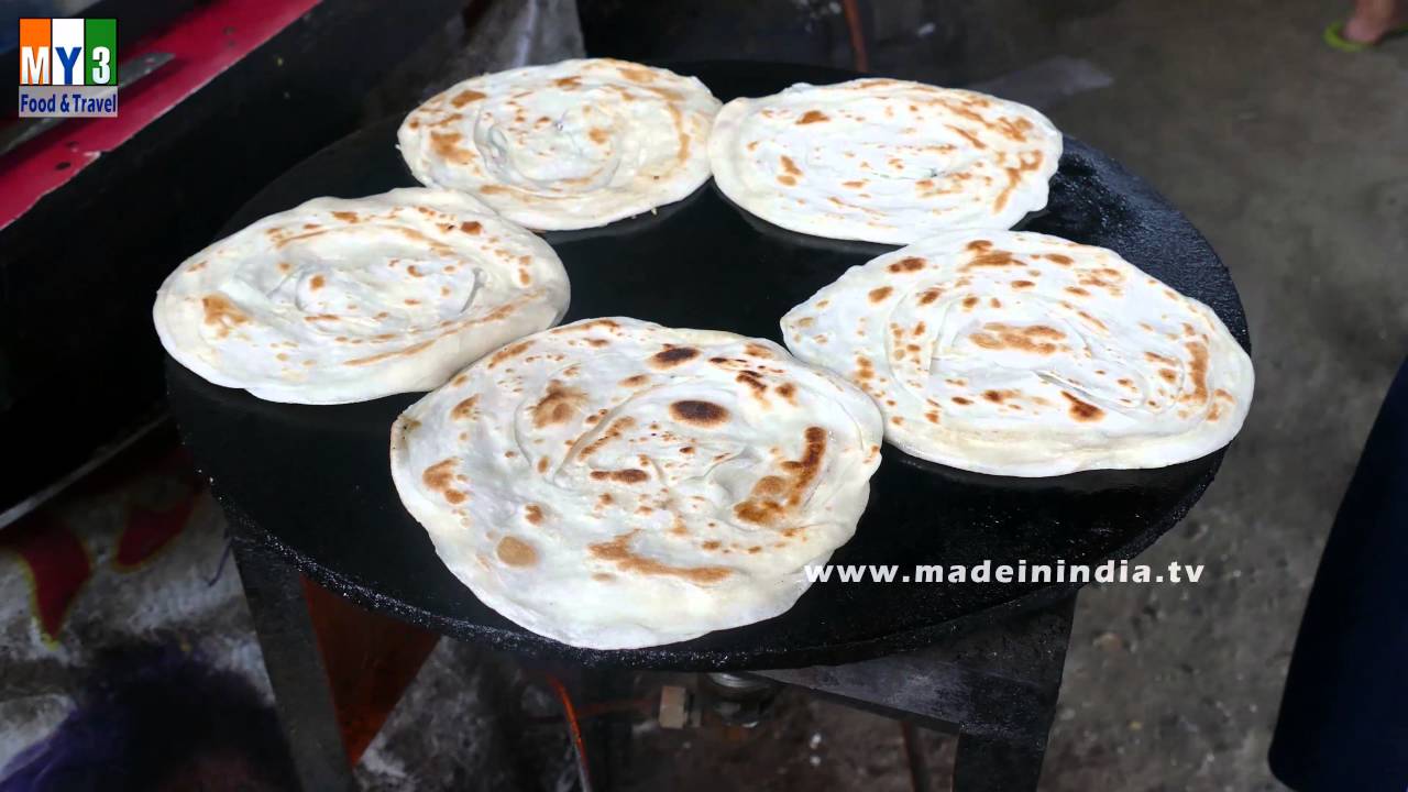 Laccha Paratha | Multi Layered Indian Flat Bread | PAROTA MAKING street food