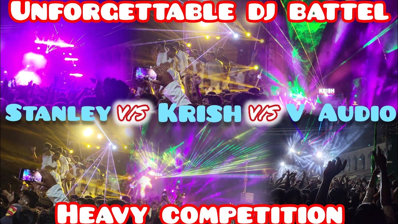 DJ Clash in Gadag | Eid-Milad 2024 | Stanley, Krish, V Audio |💥COMPETITION🤯| #browsefeatures