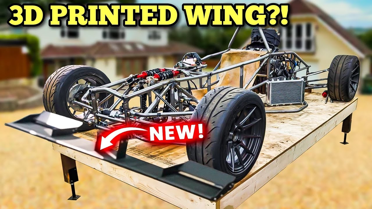 Homemade Formula One Car Gets 3d Printed Wing - Pt 23