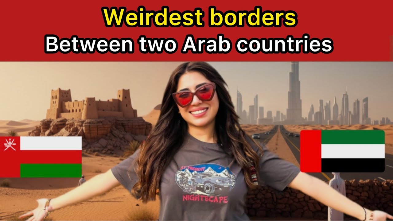 The Weirdest Borders Between two Arabic Countries! UAE & OMAN