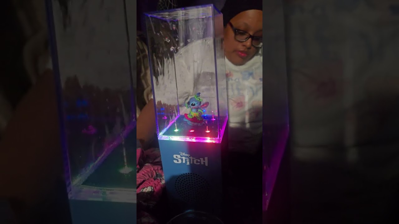 Stitch Dancing Water Speaker Unboxing and testing
