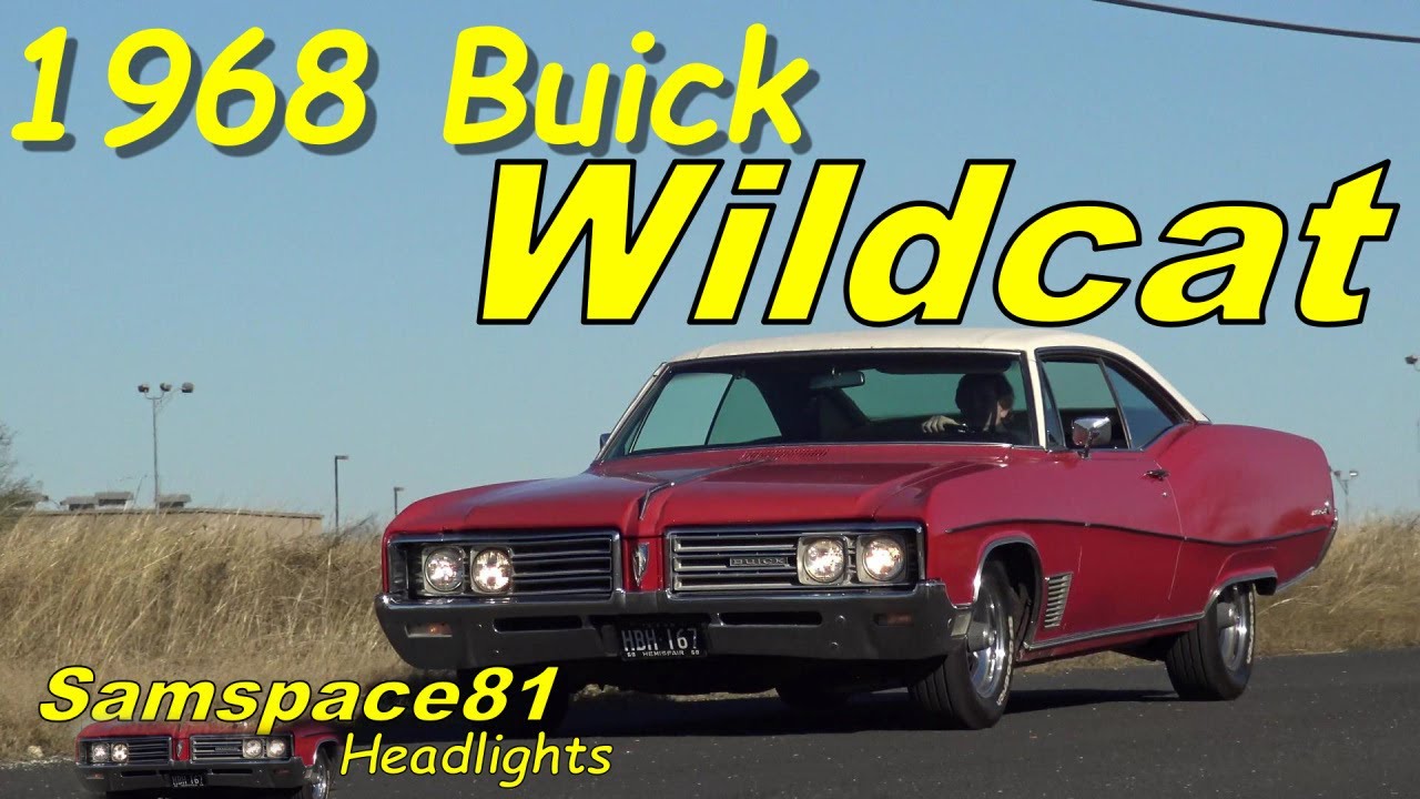 1968 Buick Wildcat Headlights Samspace81 owner interview, test drive & old car stories