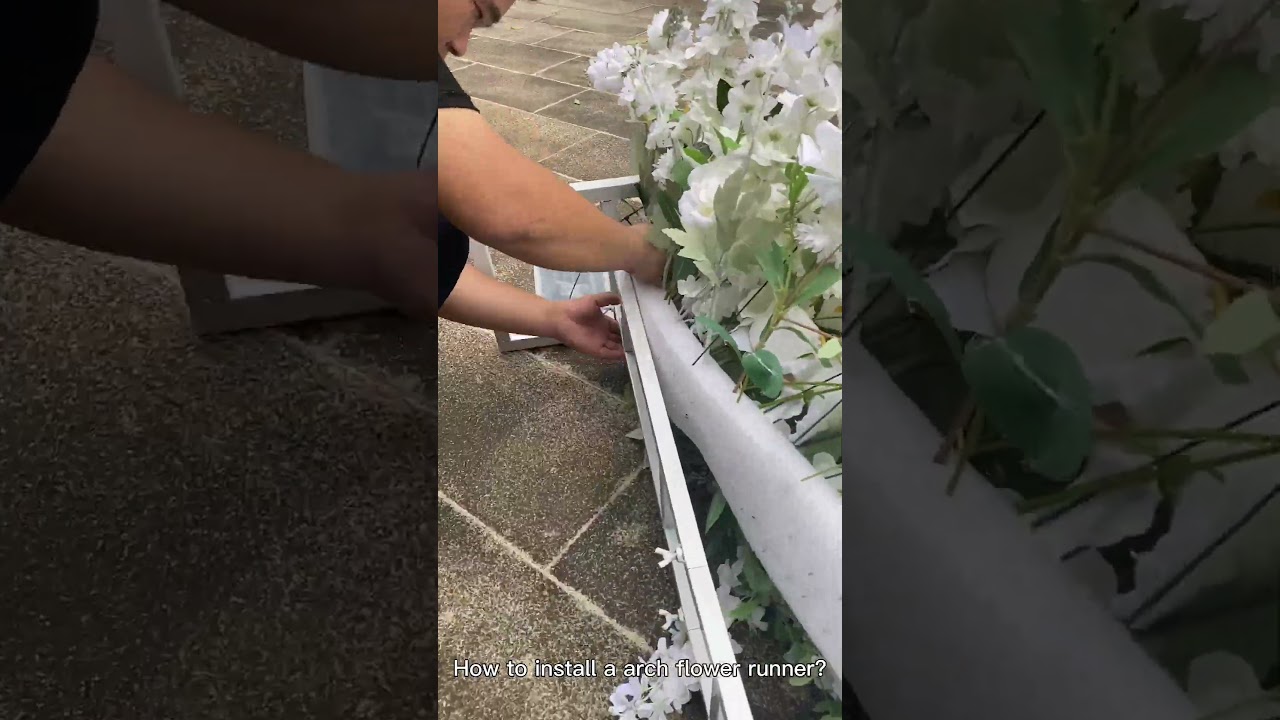 How to Install Faux Arch Flowers Runner?