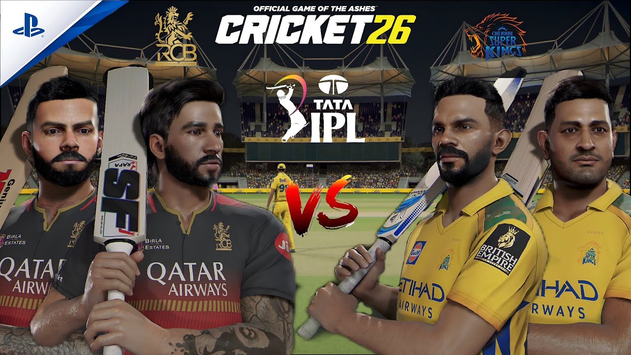 Cricket 26 - First Match With RCB!🔥 | RCB vs CSK | Ultra Realistic Gameplay!😍 Run Fest at Chepauk!