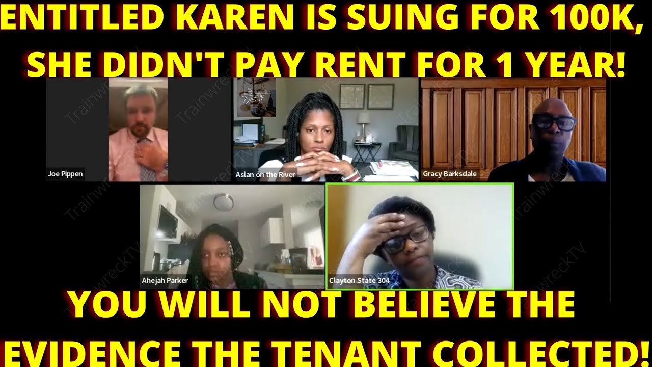 Tenant is so ARROGANT that she didn't pay rent & then sued for $100,000.00.