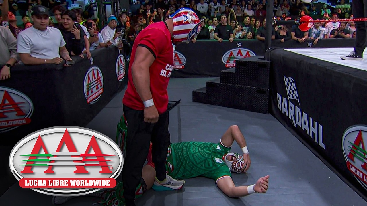 El Grande Americano is attacked after saving Dominik Mysterio: Lucha Libre AAA highlights