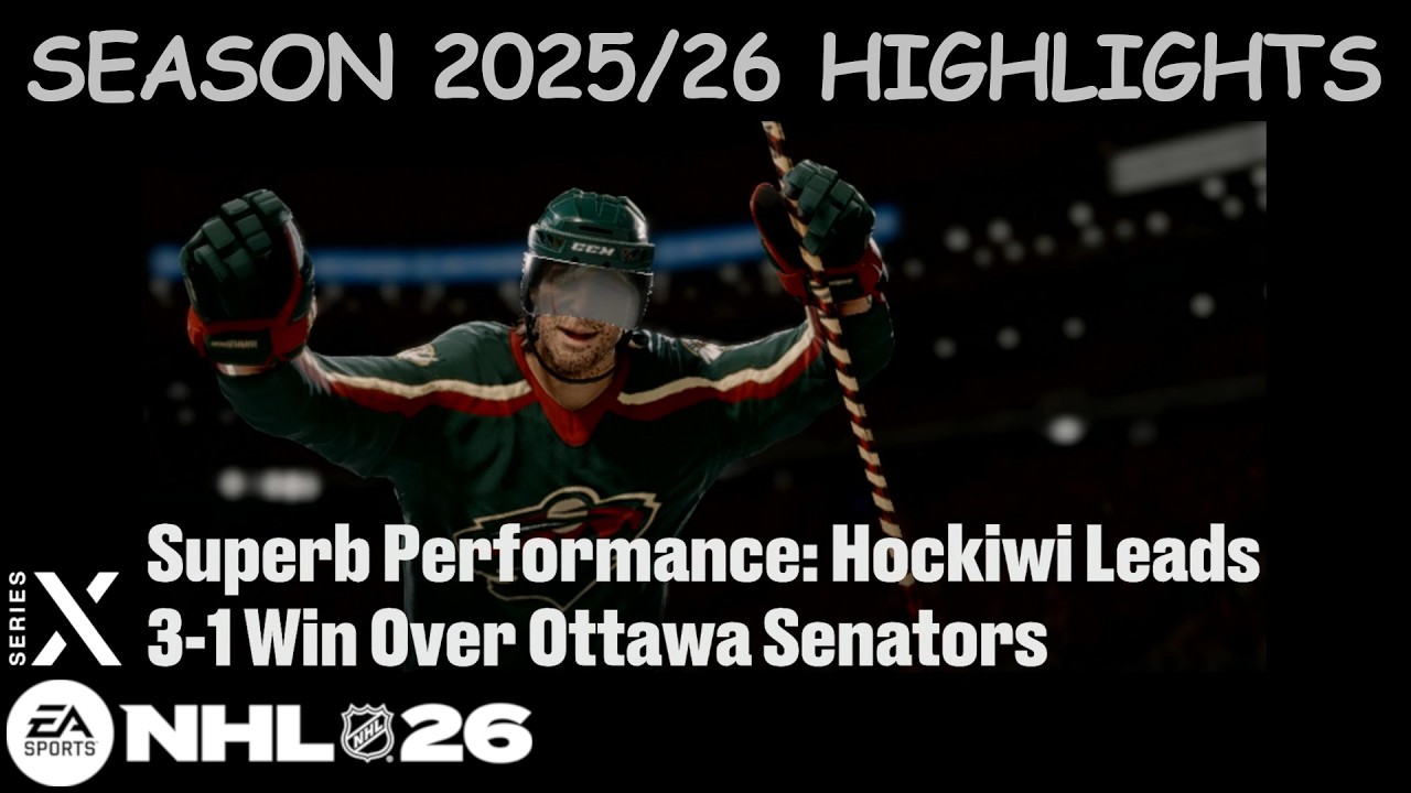 NHL 26 Be A Pro: Journey to the State of Hockey | Season 2025/26 Highlights