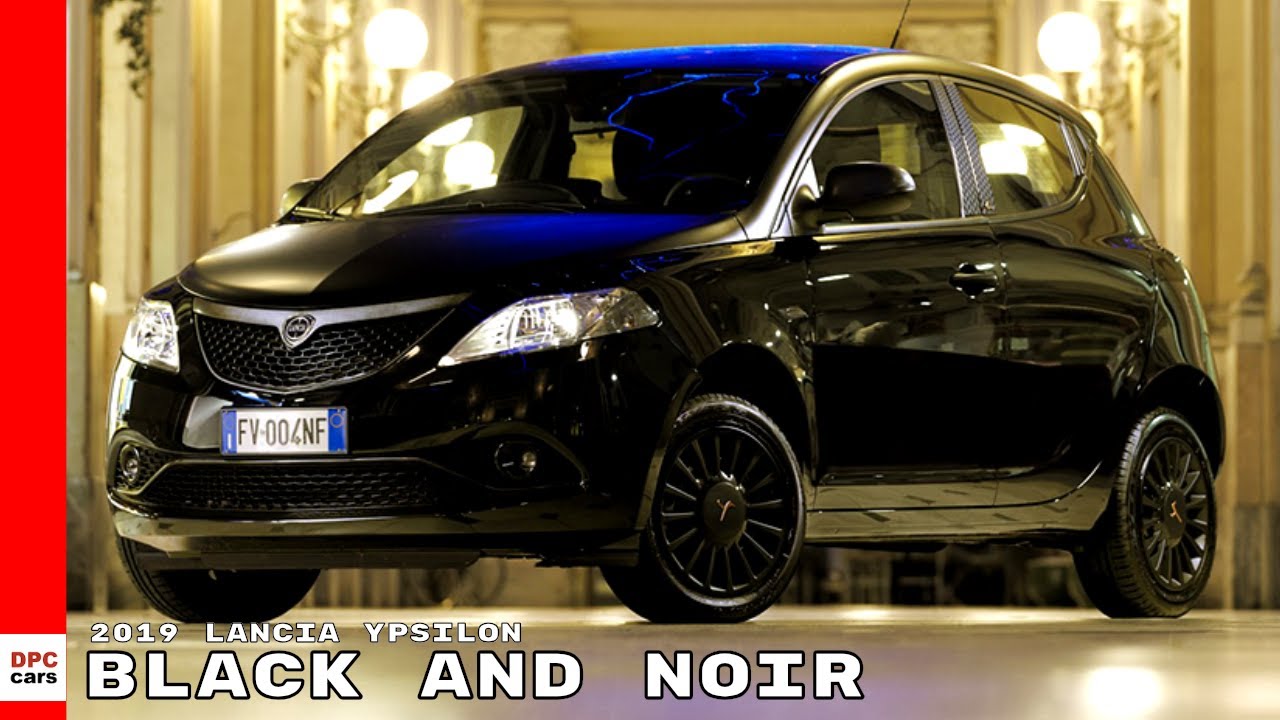 2019 Lancia Ypsilon Black and Noir
