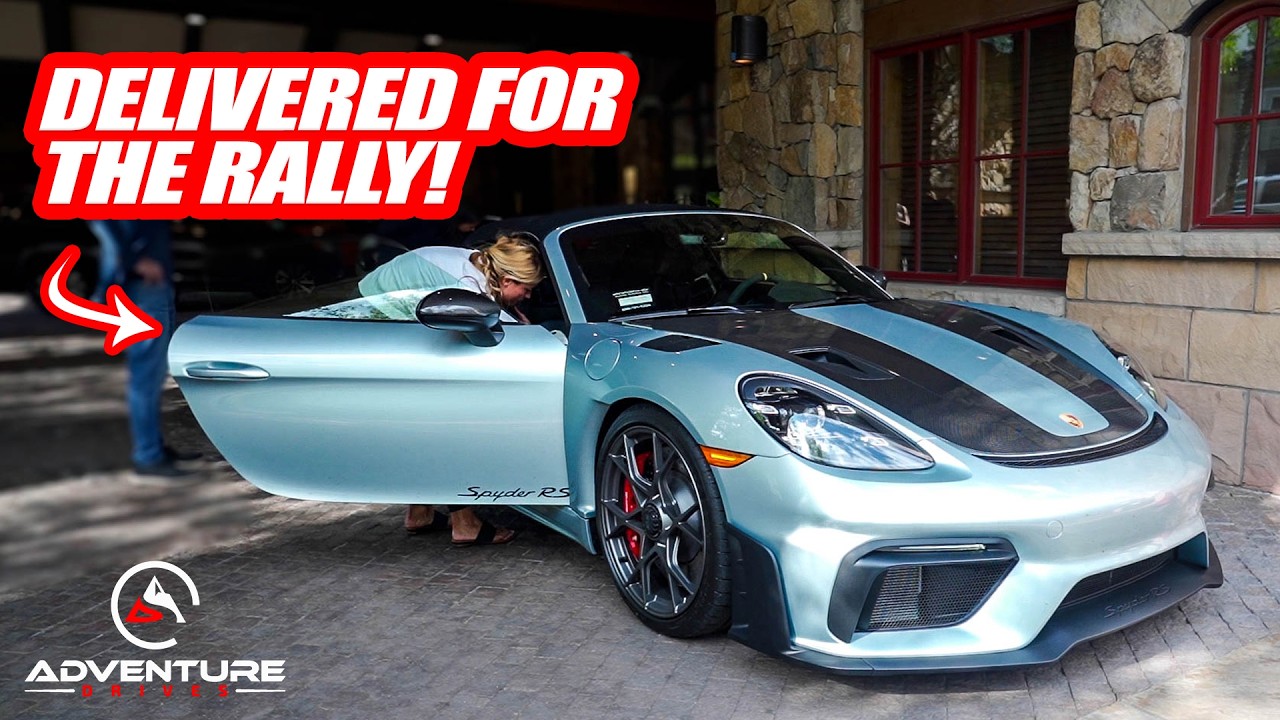 $220,000 PORSCHE SPYDER RS DELIVERED MID RALLY! Adventure Drives Rockies: Day 1