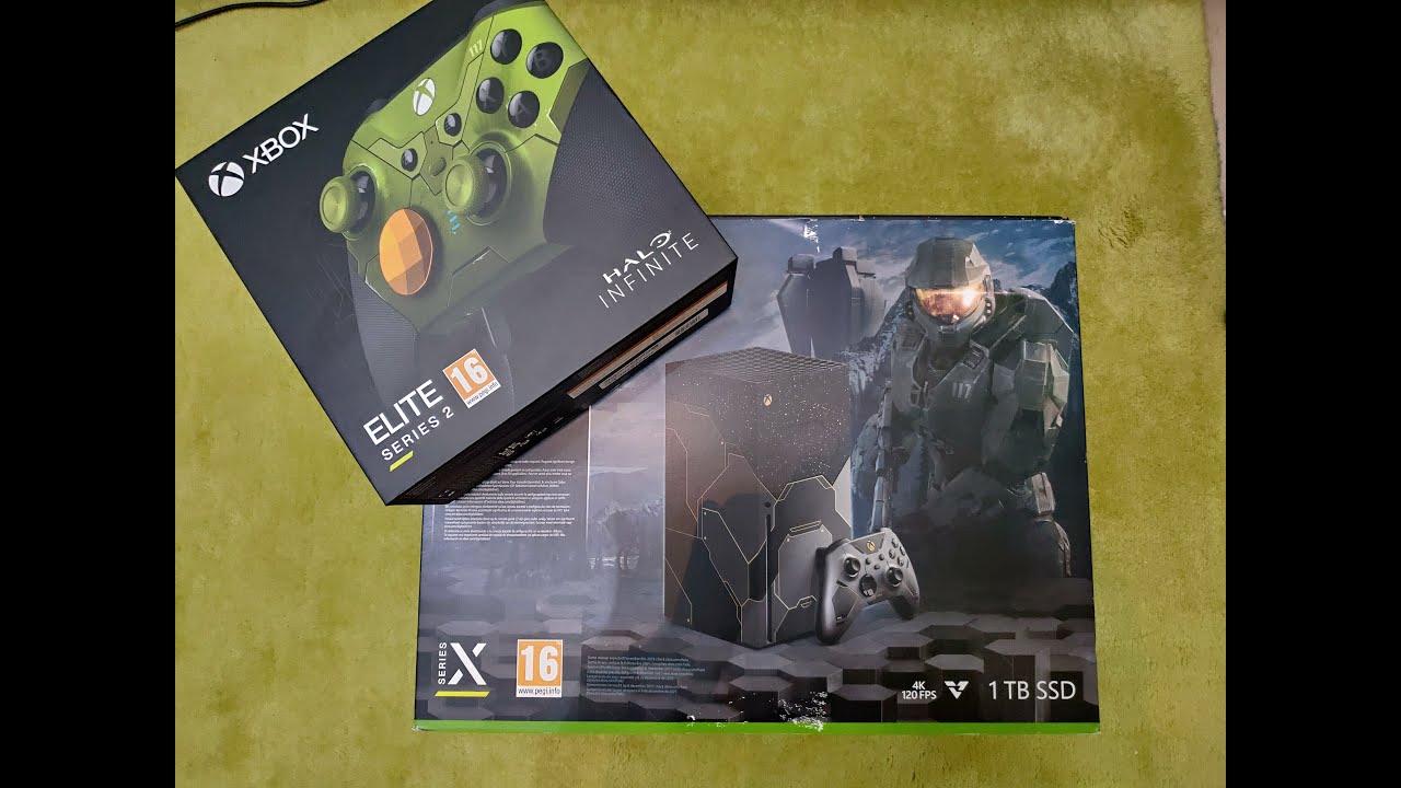 Unboxing Xbox serie X 20° anniversario e controller elite serie 2 Halo infinite