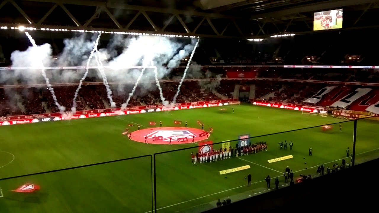Entrée des joueurs : LOSC-OL (Ambiance de ouf!)
