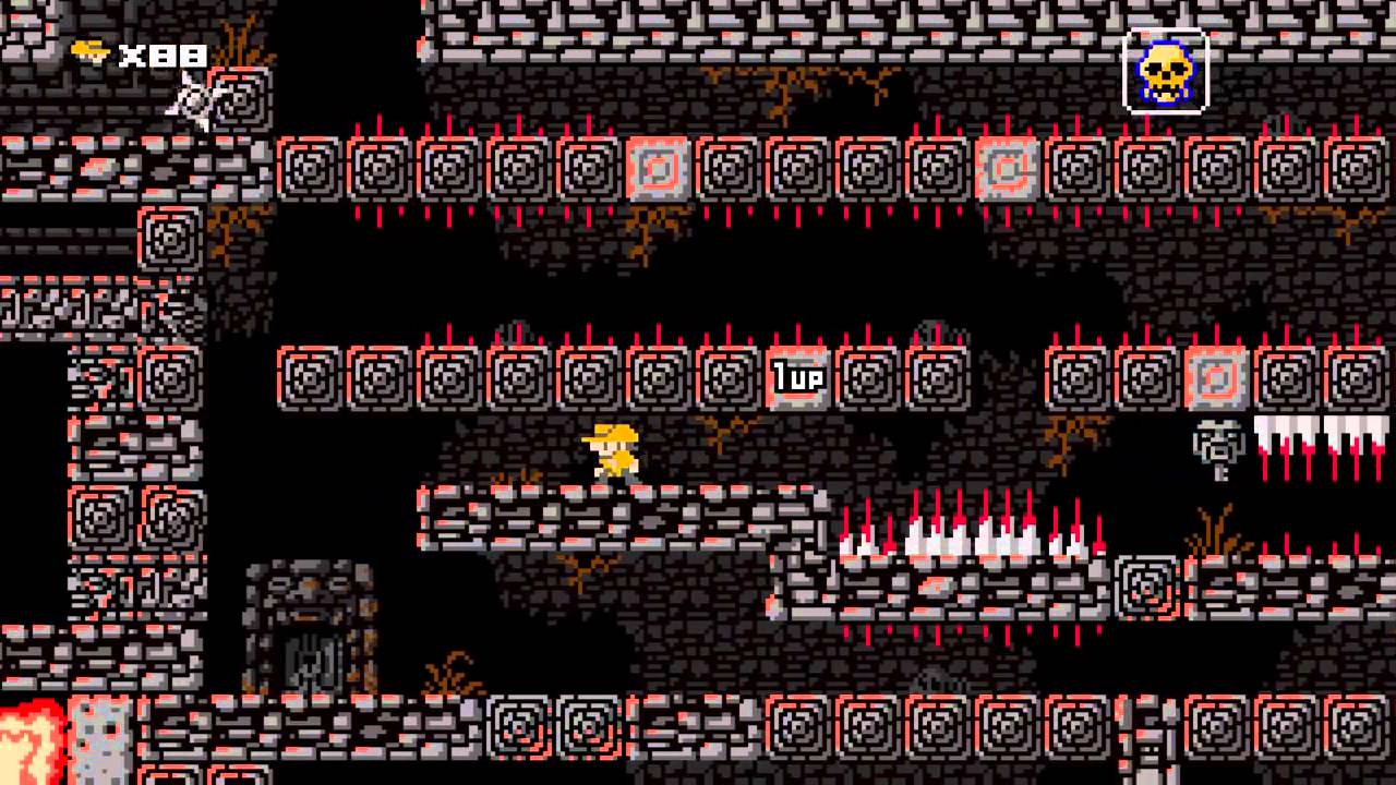 1001 Spikes - Stage 4-4 Walkthrough