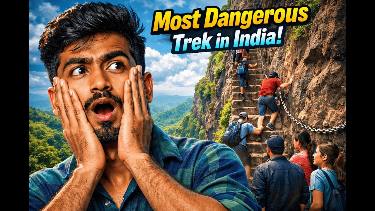 Dangerous trekking site in India 😱| Trip vlog Last part..#youtube #shorts #viral #india #instagram