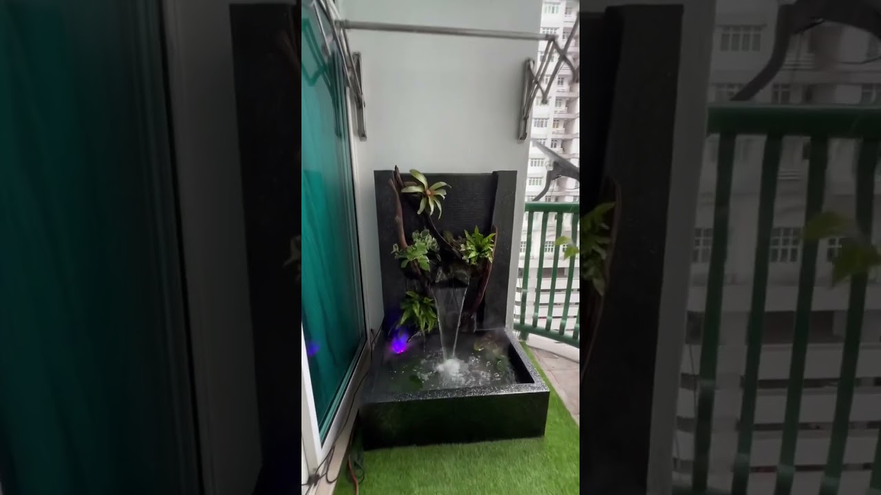 Stress relieve art pond at your home balcony 