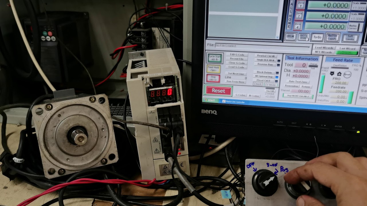 test Mr-j2 Speed & Position mode