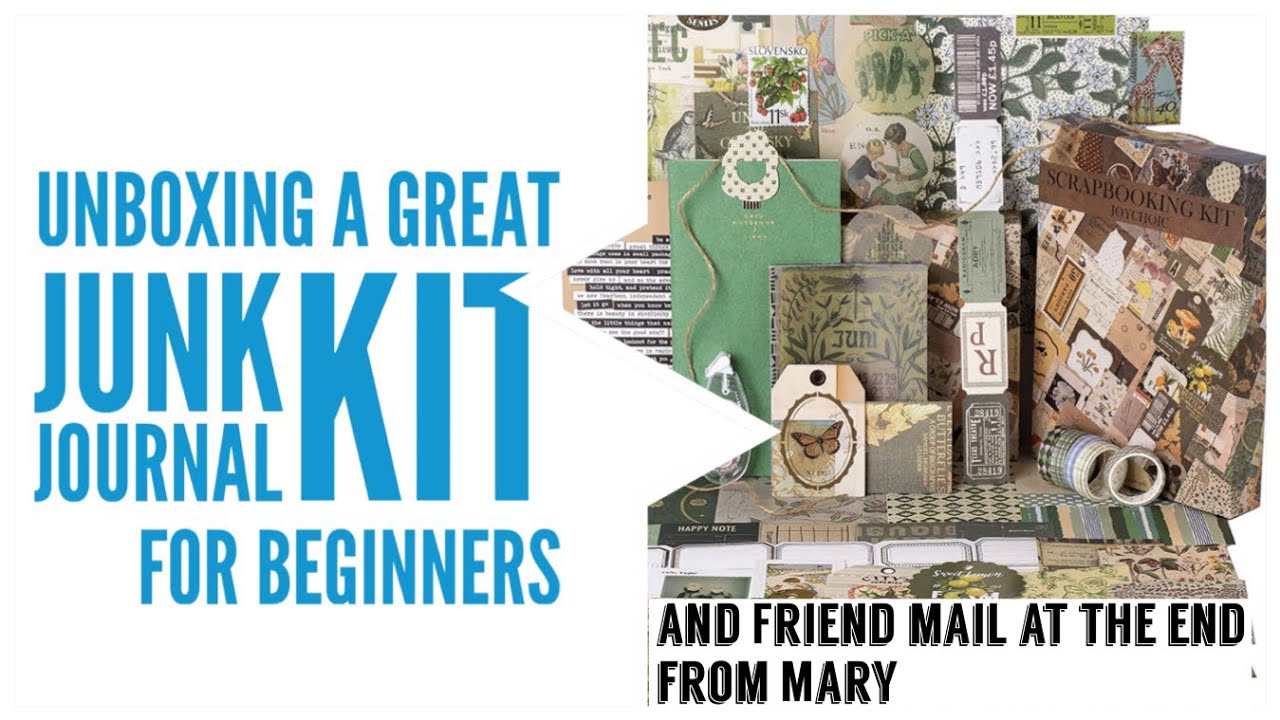 Unboxing a Great Junk Journal Kit for Beginners