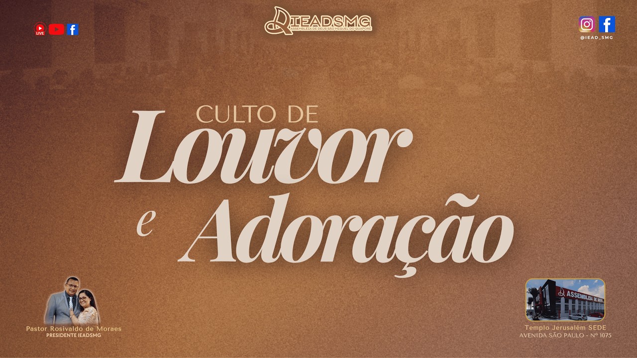 CULTO DE LOUVOR E ADORAÇÃO - 15.02.2026