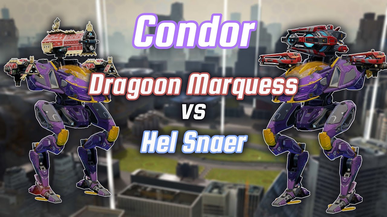 Condor Hel Snaer vs Dragoon Marquess | Comparіson | War Robots