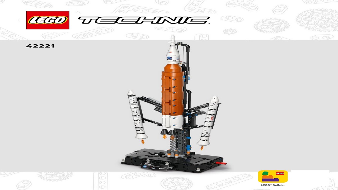 ⚙ LEGO instructions ⚙ Technic ⚙ 42221 ⚙ NASA Artemis Space Launch System Rocket ⚙
