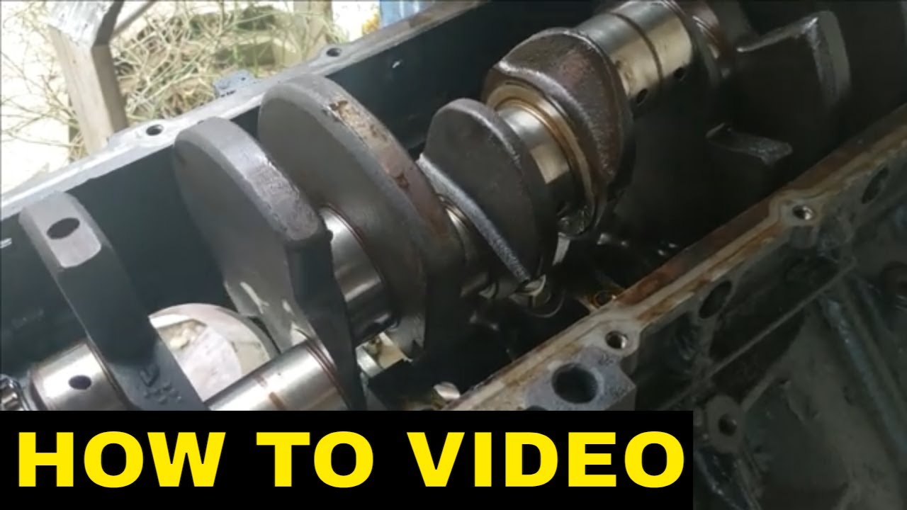 Removing Your Crankshaft And Main Bearing Caps - HOW TO - LS ENGINES