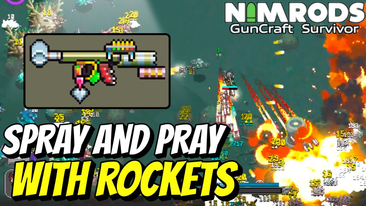 I Made A Machine Gun That Shoots ROCKETS!! | NIMRODS: GunCraft Survivor