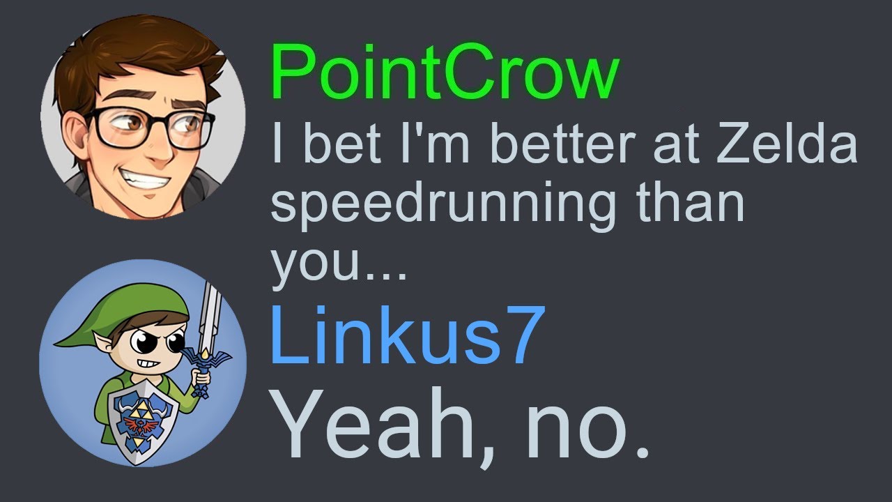 I challenged him to the ultimate Zelda randomizer race