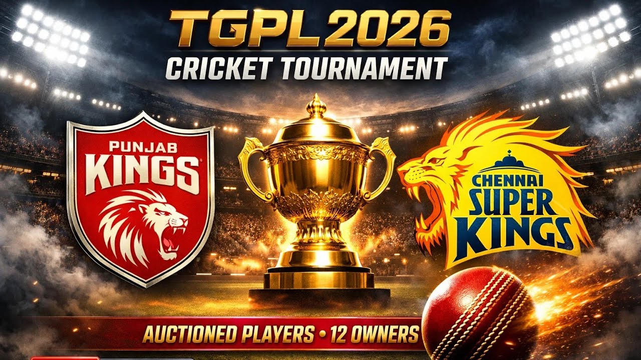 TGPL 2026 MINI IPL LIVE 🔴PBKS vs CSK & DC vs MI | Owners Pick Bowlers & Ground| Cricket 26 gameplay