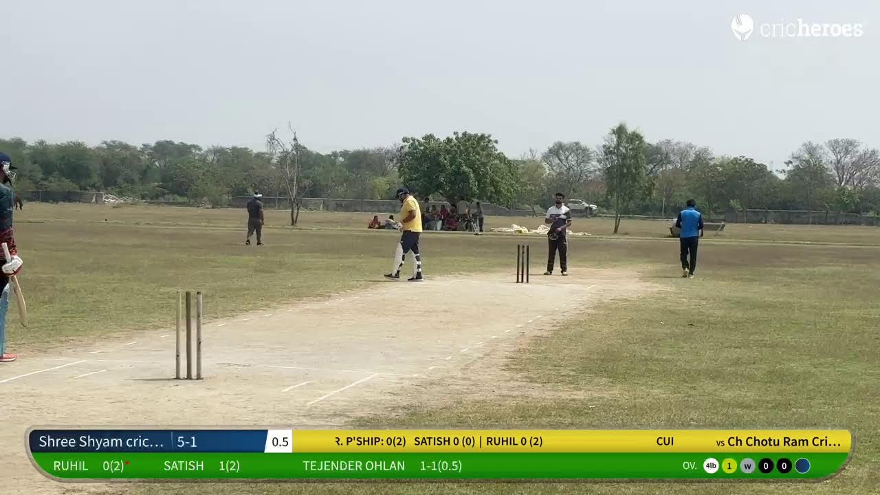Ch Chotu Ram Cricket Club Garhi vs Shree Shyam cricket club Rohad | Lt. ExSarpanch Dariya Singh Memo