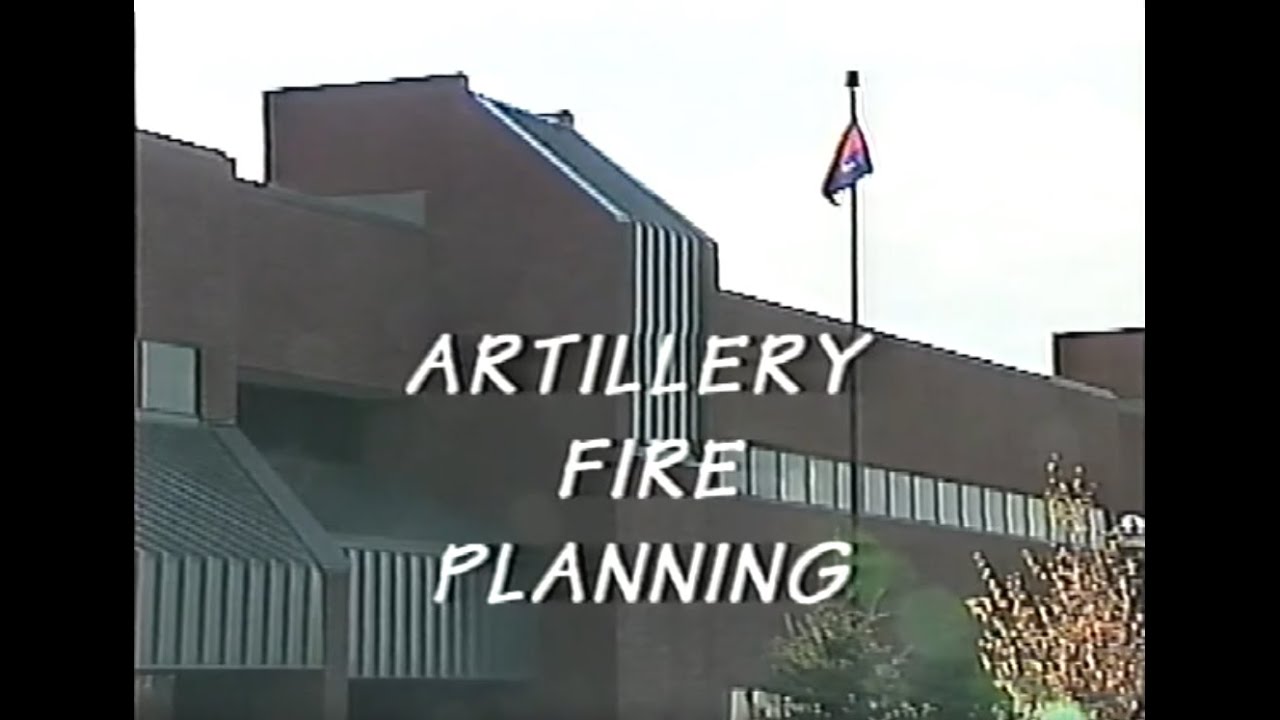 Canadian Forces - Artillery Fire Planning