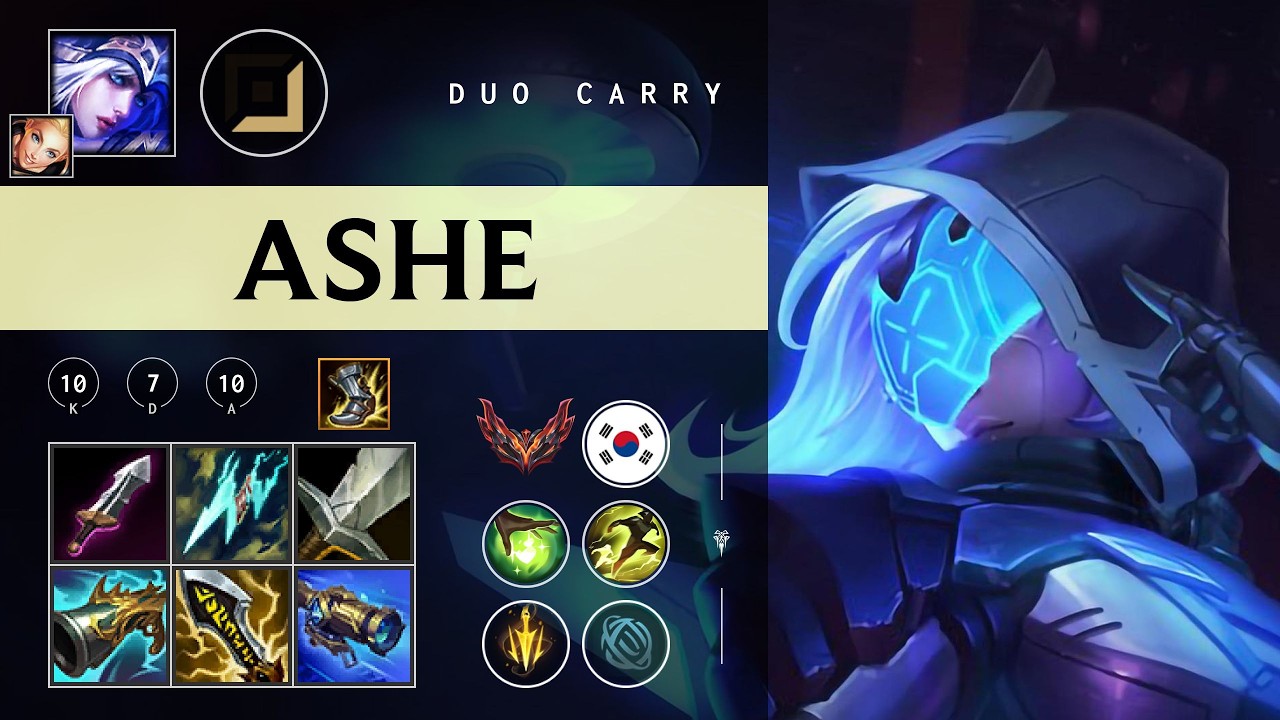 Ashe ADC vs Mel - KR Grandmaster Patch 26.05