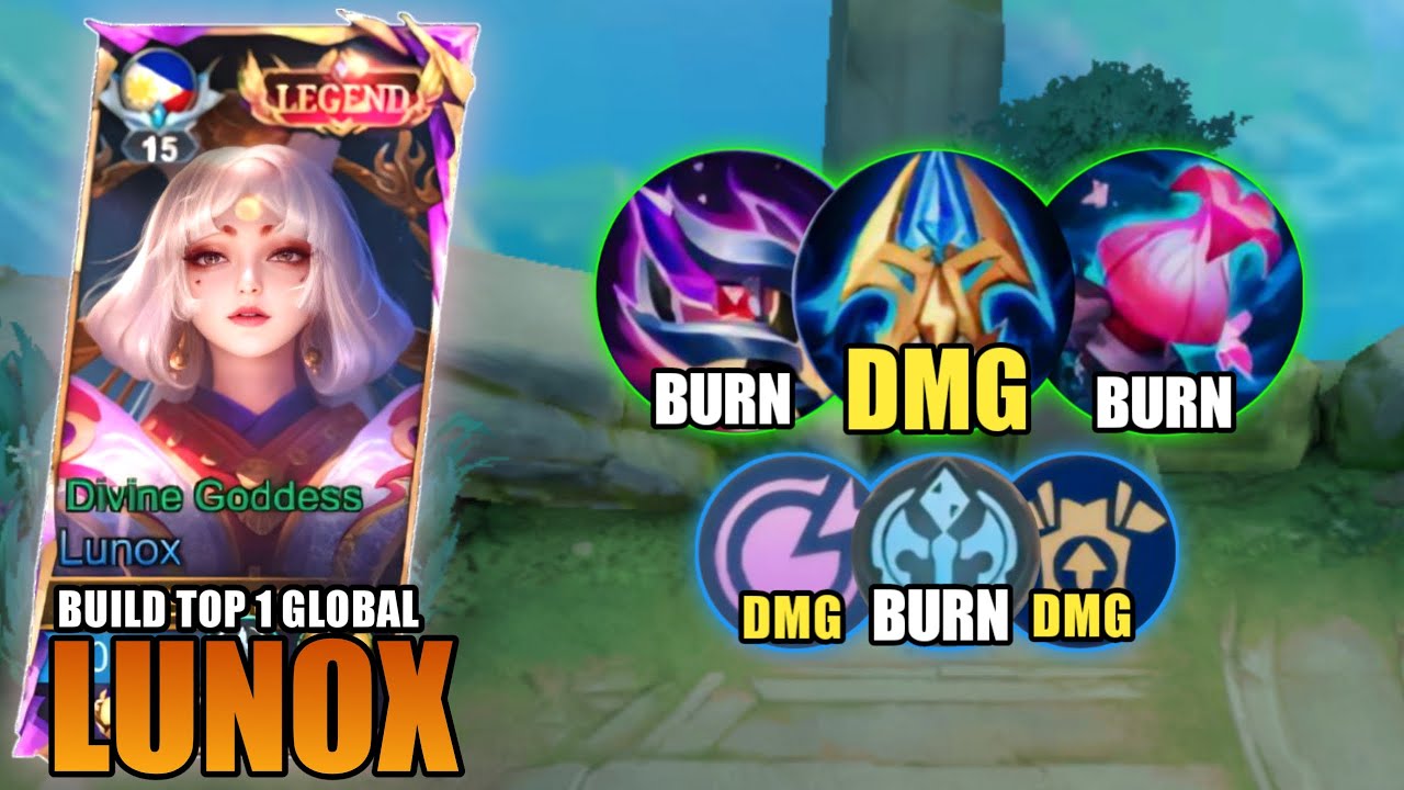 BURN 🔥 DAMAGE - THE POWER OFF LUNOX FULL DAMAGE IN SOLO RANK