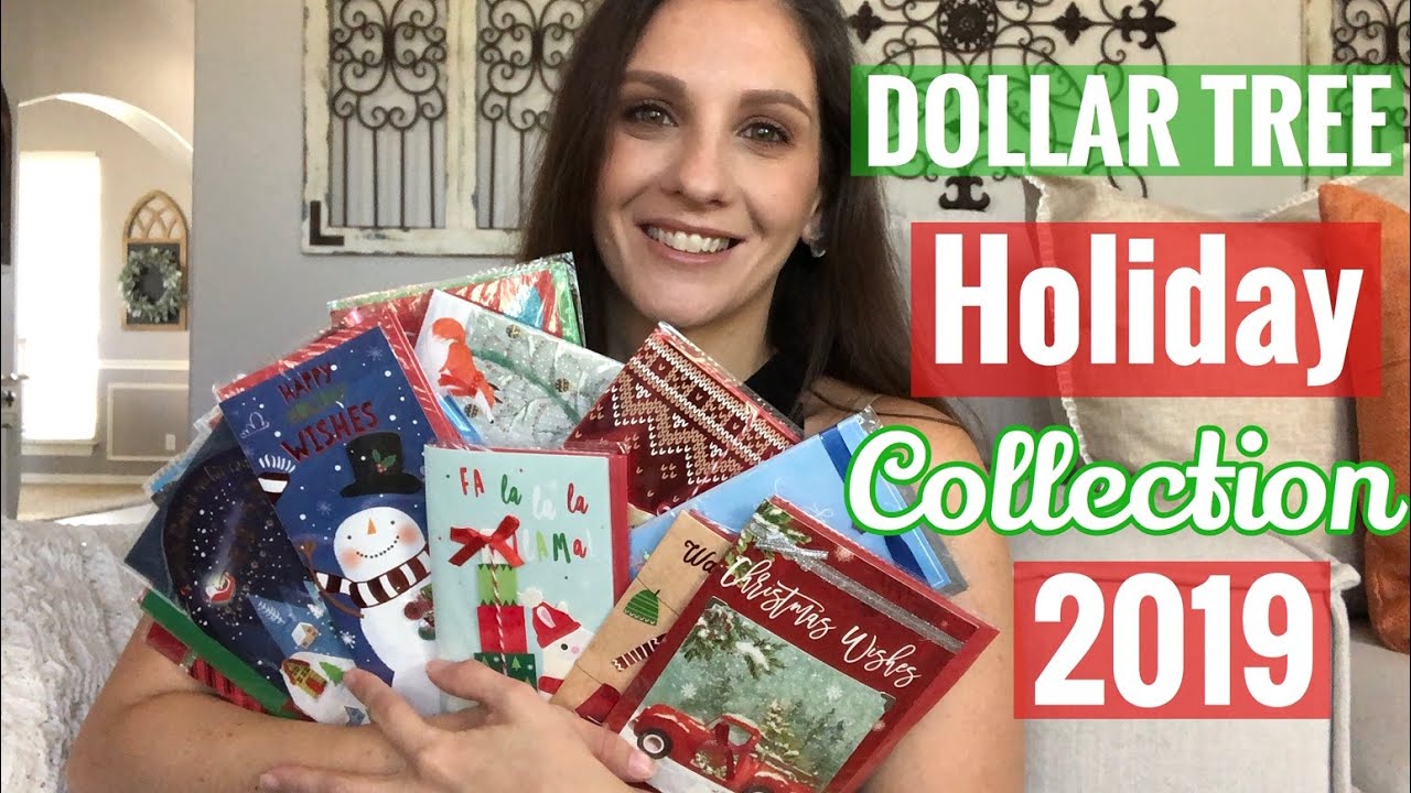 DOLLAR TREE HAUL | HOLIDAY HANDMADE CARDS 2019 | NEW FARMHOUSE STYLES!