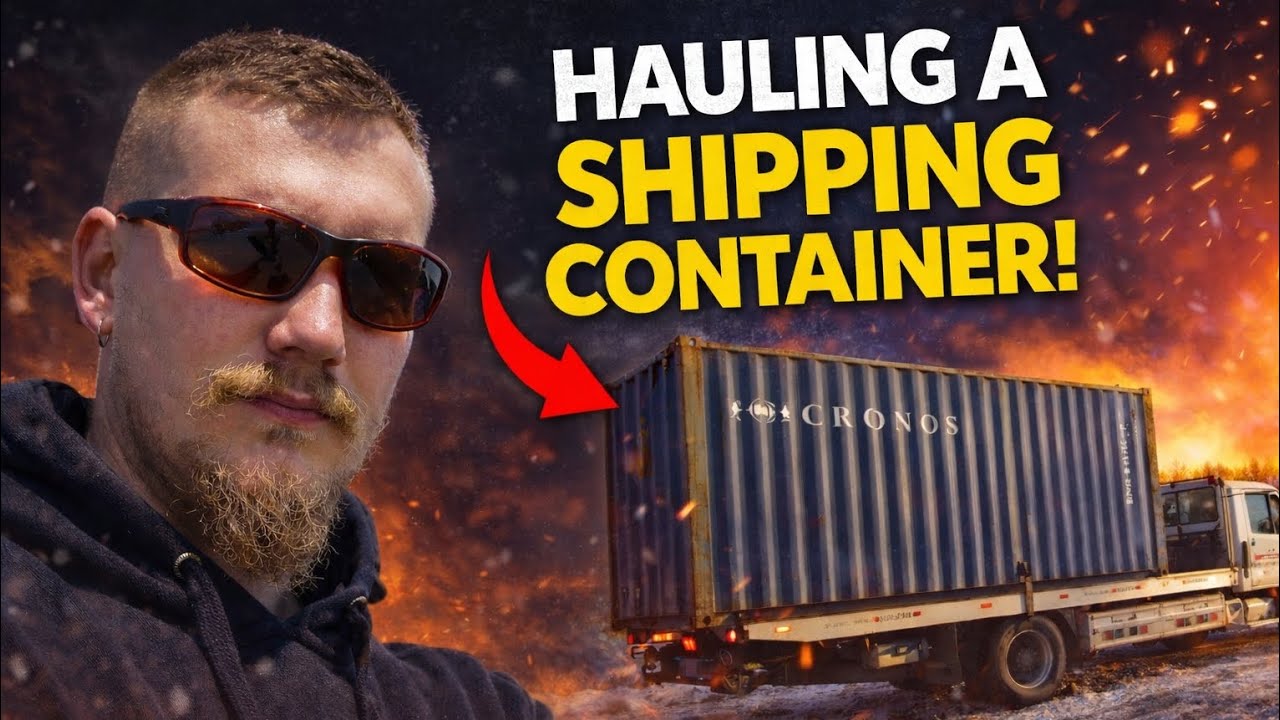 How We Moved a Shipping Container With a Tow Truck