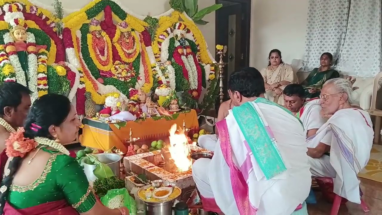 Marriage Anniversary Celebrations Homa Vidhi performance on Sunday morning 08-02-2026