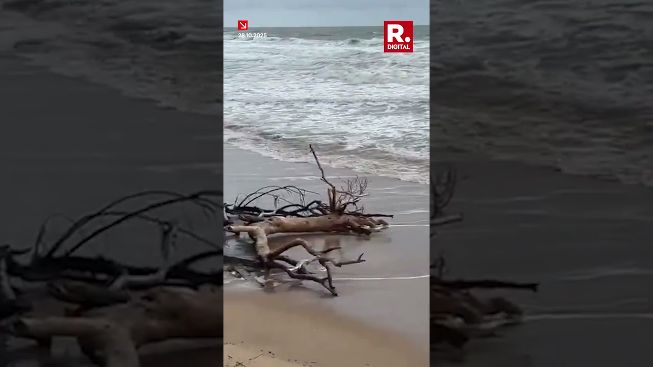 Cyclone Montha Strengthens; NDRF Deploys 25 Teams Across East India As Rough Seas Hit Coasts