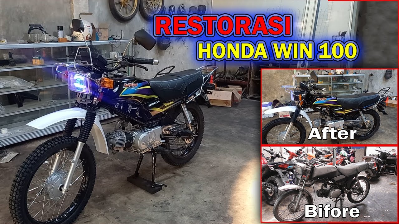 Restorasi honda win 100 Pak KADES !!