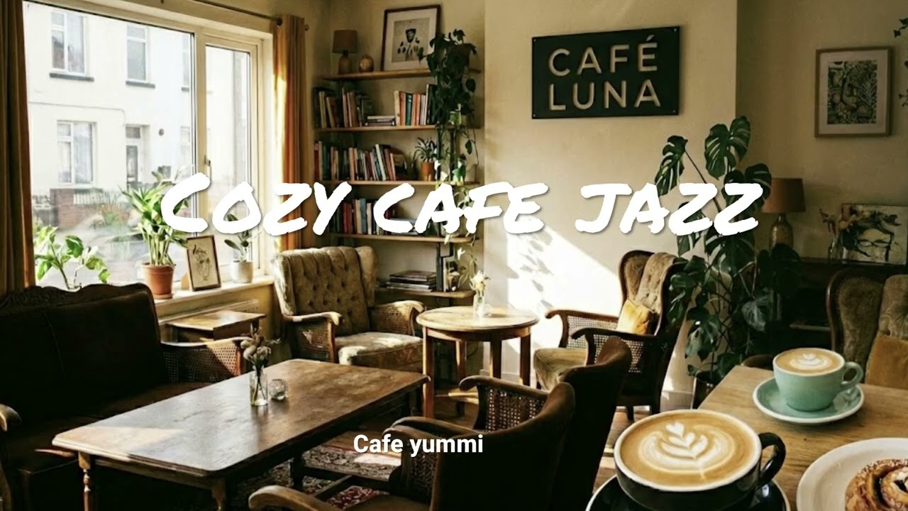 카페에서 듣기 좋은 편안한 재즈 피아노 | 매장, 공부, 독서, 업무용 BGM ☕ | Cafe yummi📚