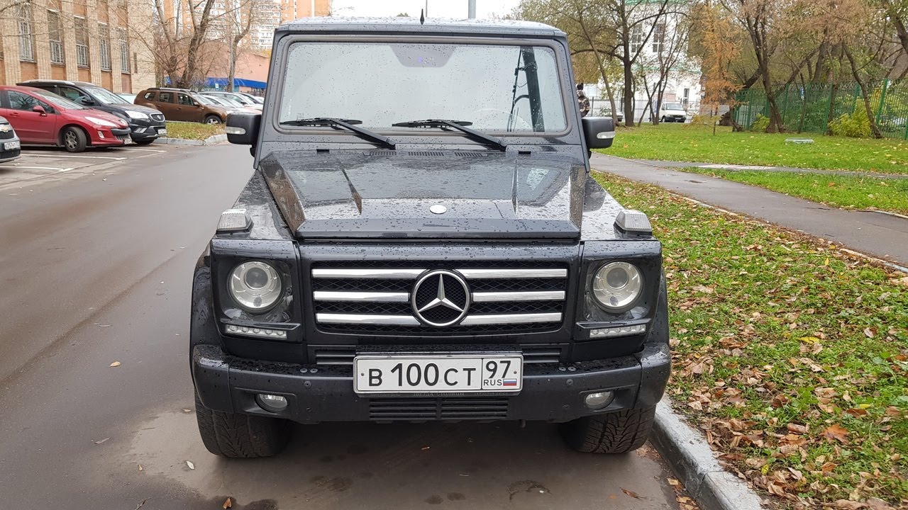 Mercedes Gelandewagen G500 2008г.в. обзор одной рукой