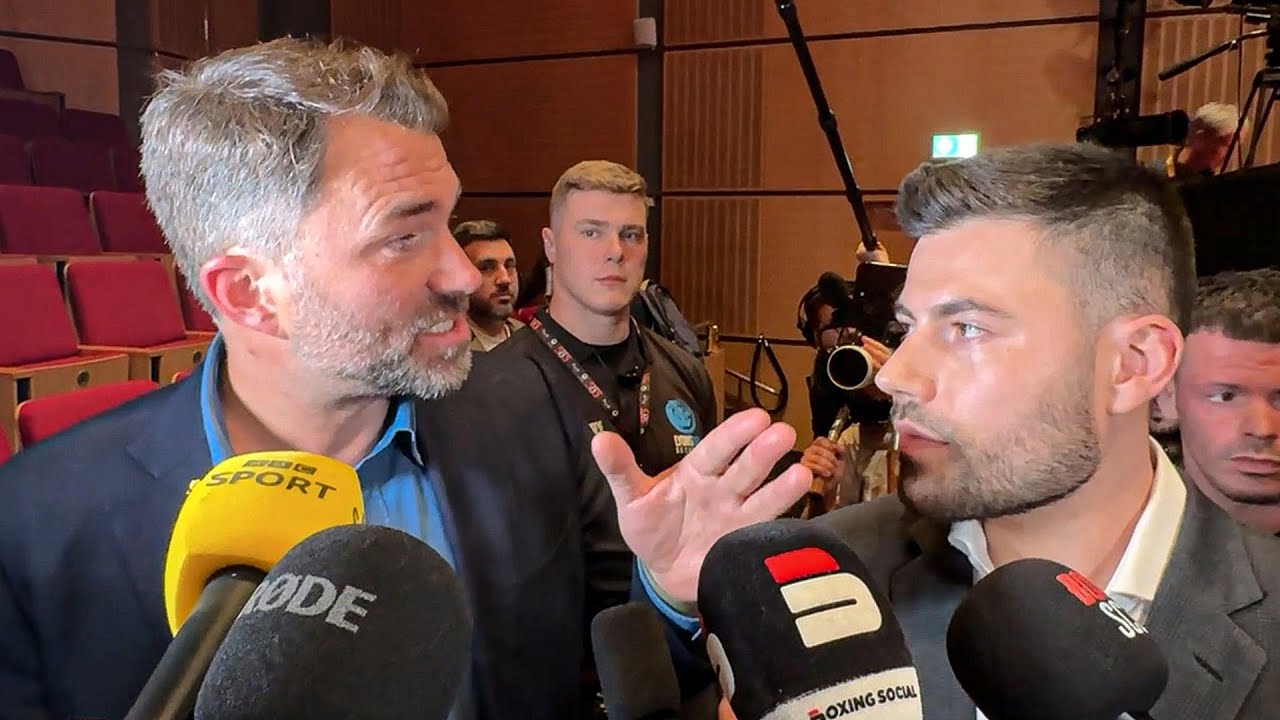 'CONOR WILL ATTACK EUBANK ON SIGHT!' Eddie Hearn & Ben Shalom GO AT IT after EGG SLAP