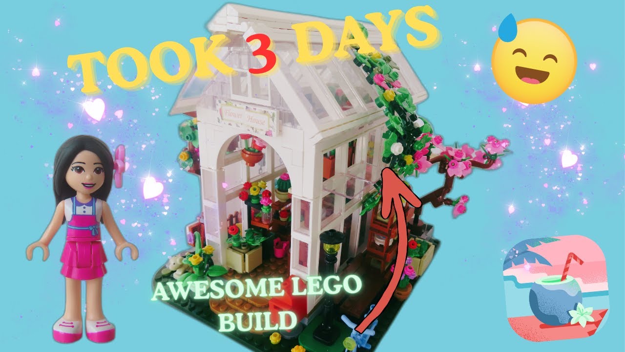 Making a LEGO Garden House (Part 2)😍🤯