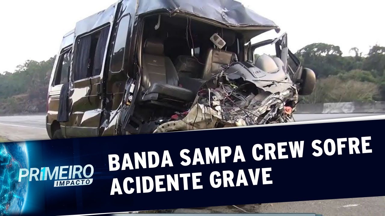 Banda Sampa Crew sofre acidente grave em SP | Primeiro Impacto (19/08/19)