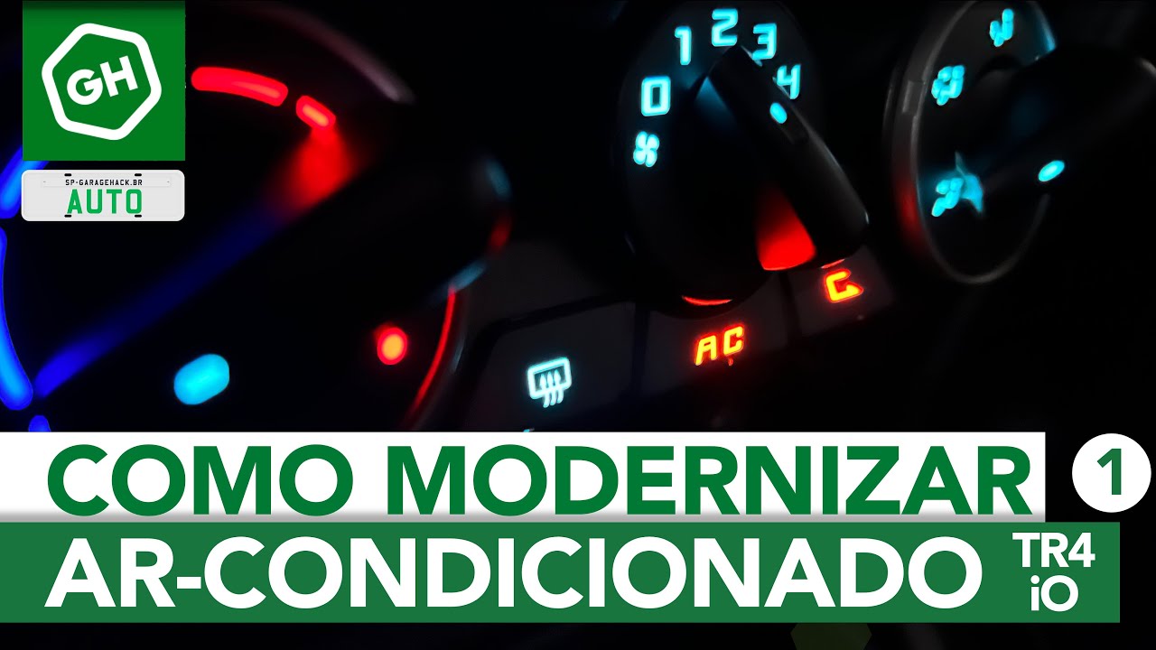 Como modernizar o ar-condicionado da Pajero TR4 e iO parte 1 -  GarageHack S01E06