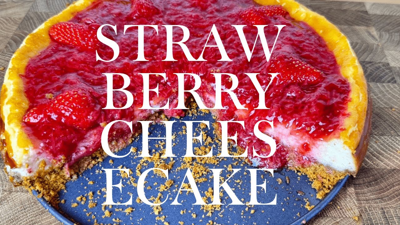 Don't Miss Out on This EASY Strawberry Cheesecake 😋🍓
